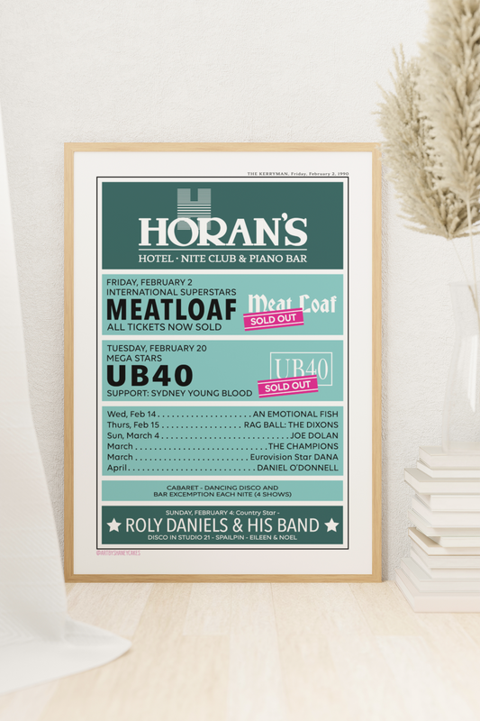 Horans Gig Advert